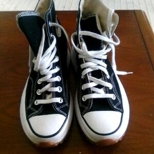 Converse Black and White High-Top Sneakers
